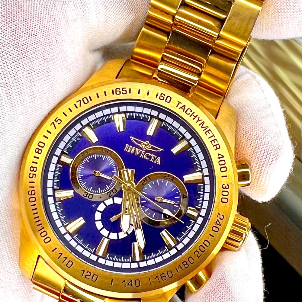 Invicta Gold-Tone Chronograph
